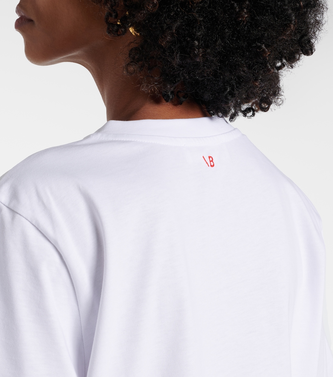 T-shirt in jersey di cotone | Victoria Beckham
