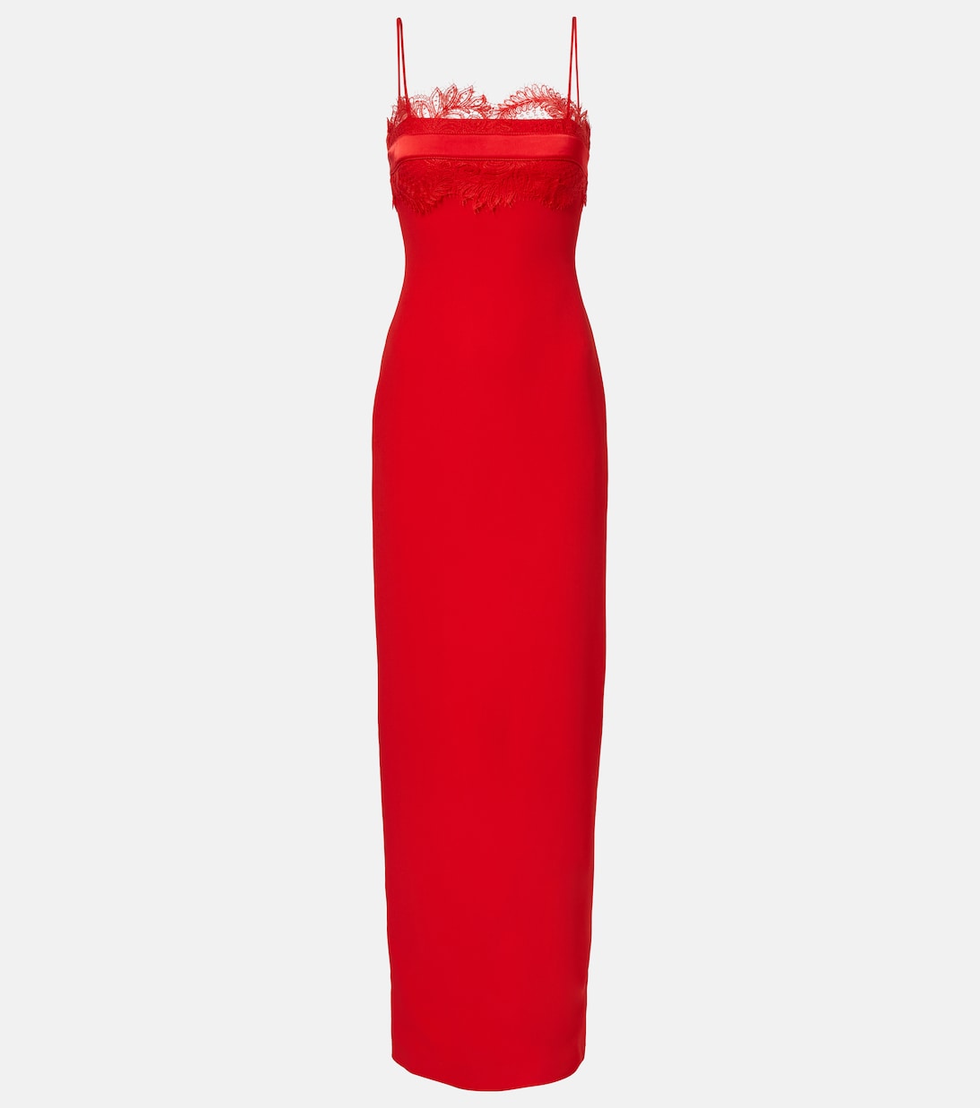 Robe aus Cady mit Spitze | David Koma