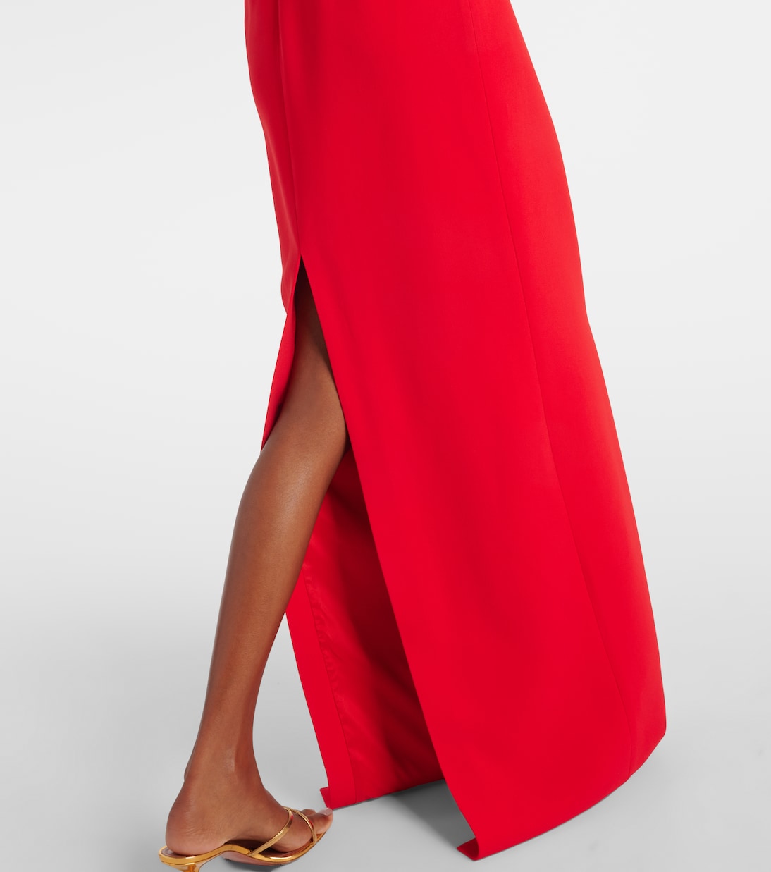 Robe aus Cady mit Spitze | David Koma