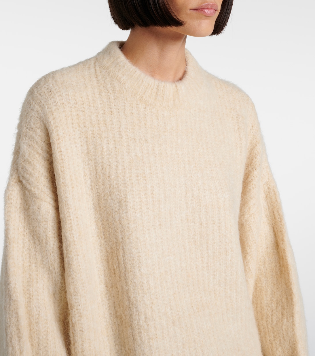 Oversize-Pullover aus Rippstrick | Entire Studios