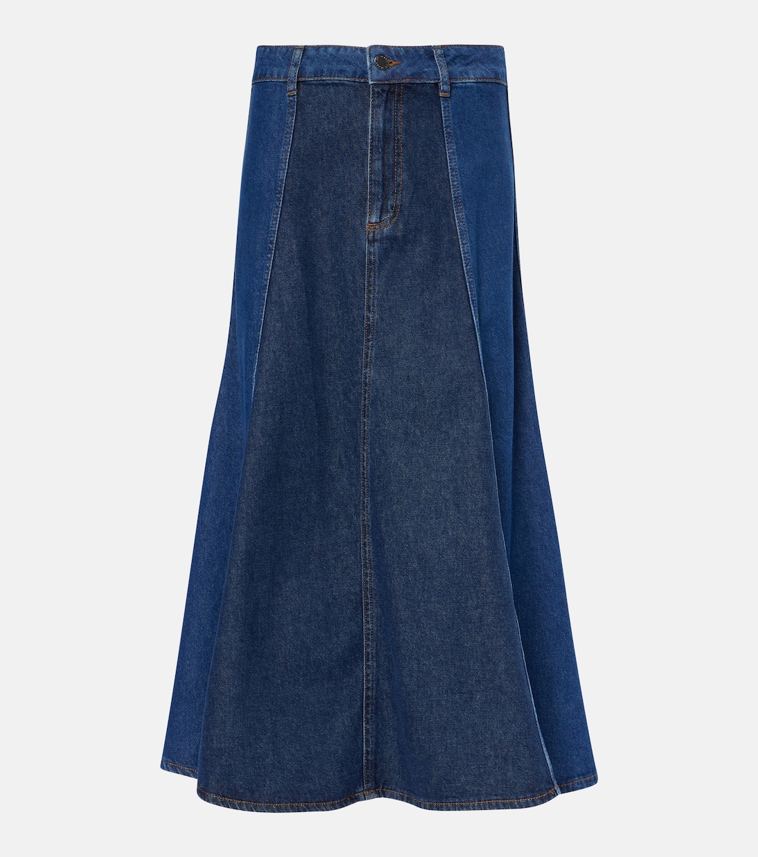 Falda midi Arles en denim | AG Jeans
