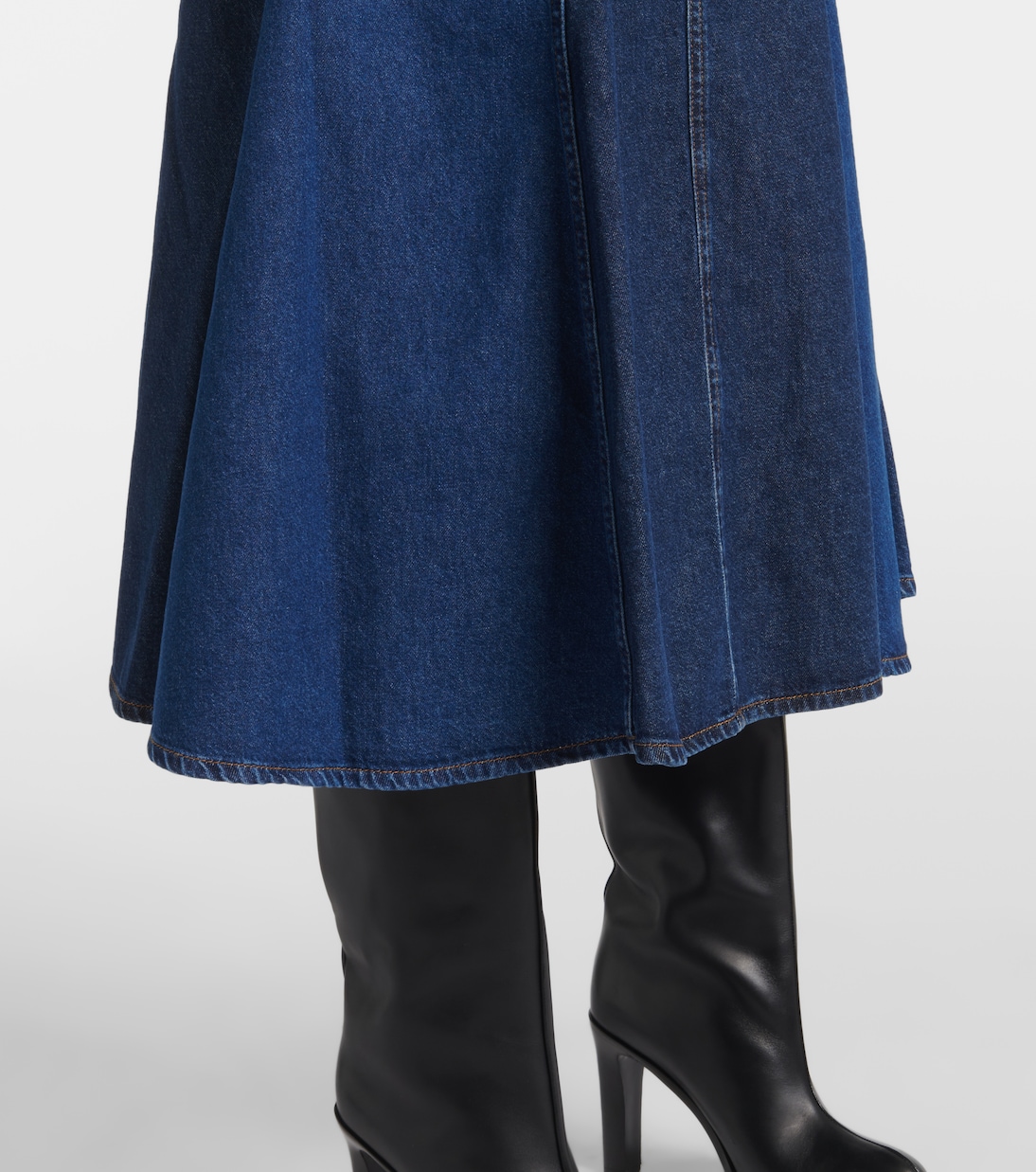 Falda midi Arles en denim | AG Jeans