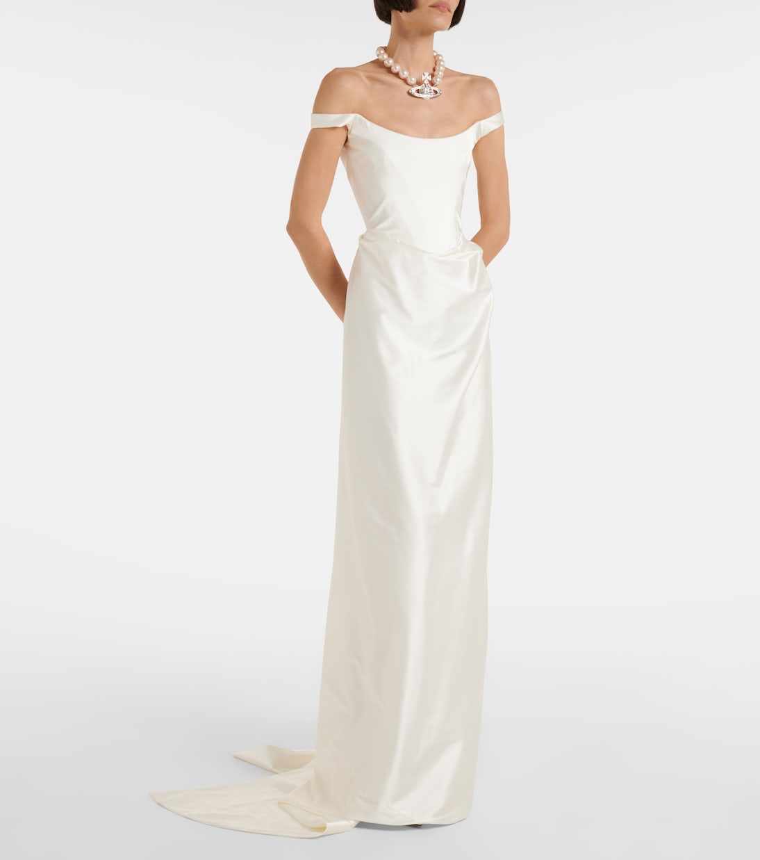 Robe longue de mariée Nova Camille en satin | Vivienne Westwood