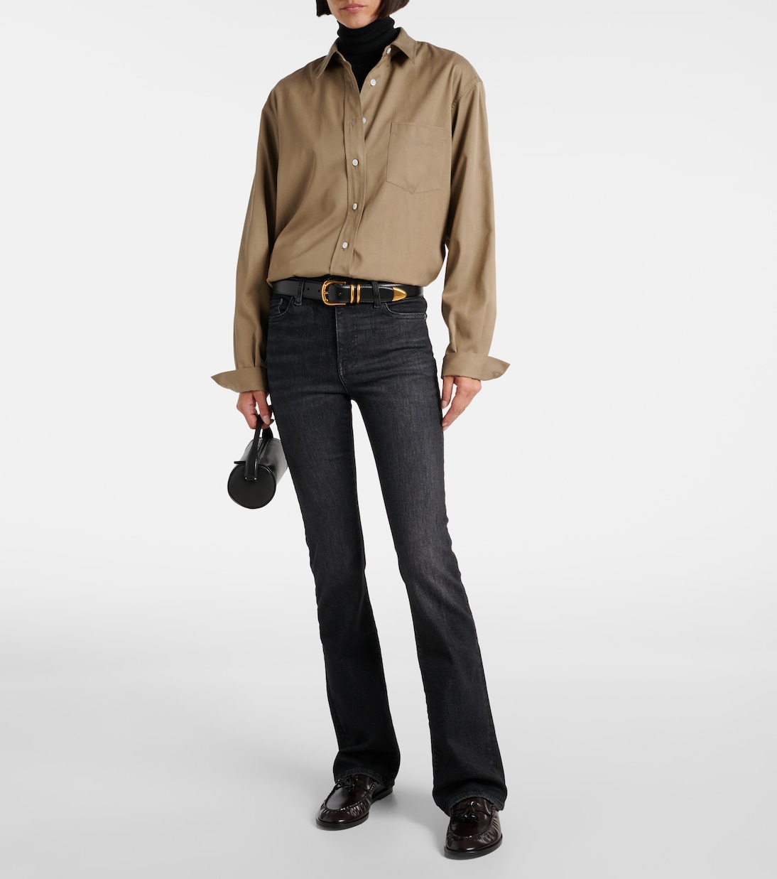 Le Mini high-rise bootcut jeans | Frame