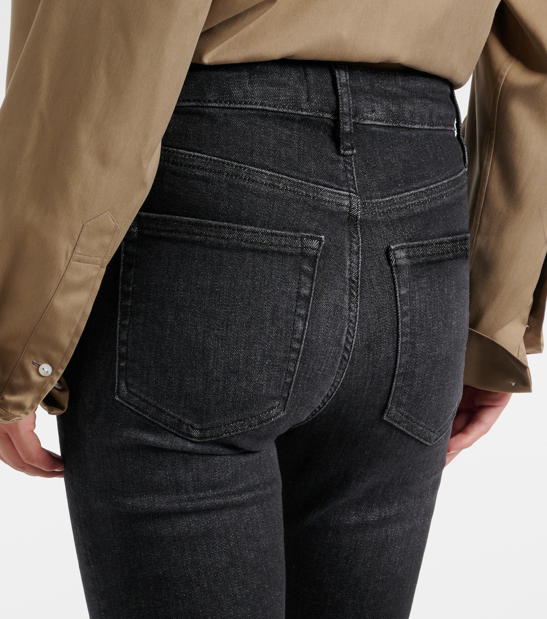 Le Mini high-rise bootcut jeans | Frame