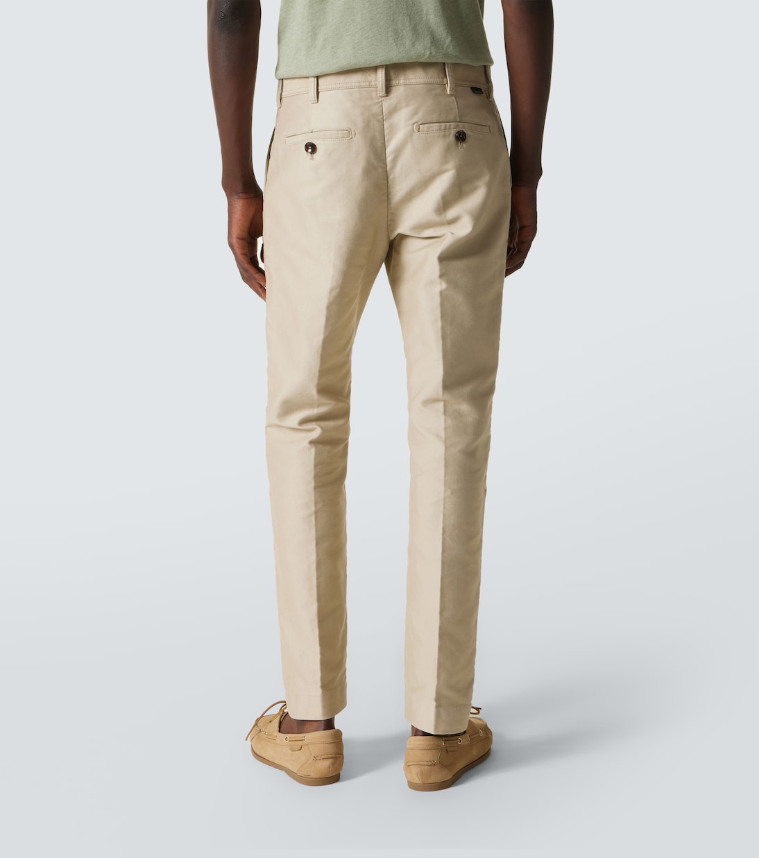 Pantalones chinos en satén de algodón | Tom Ford
