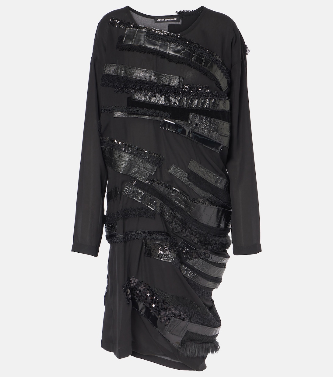 Vestido midi asimétrico con paneles | Junya Watanabe