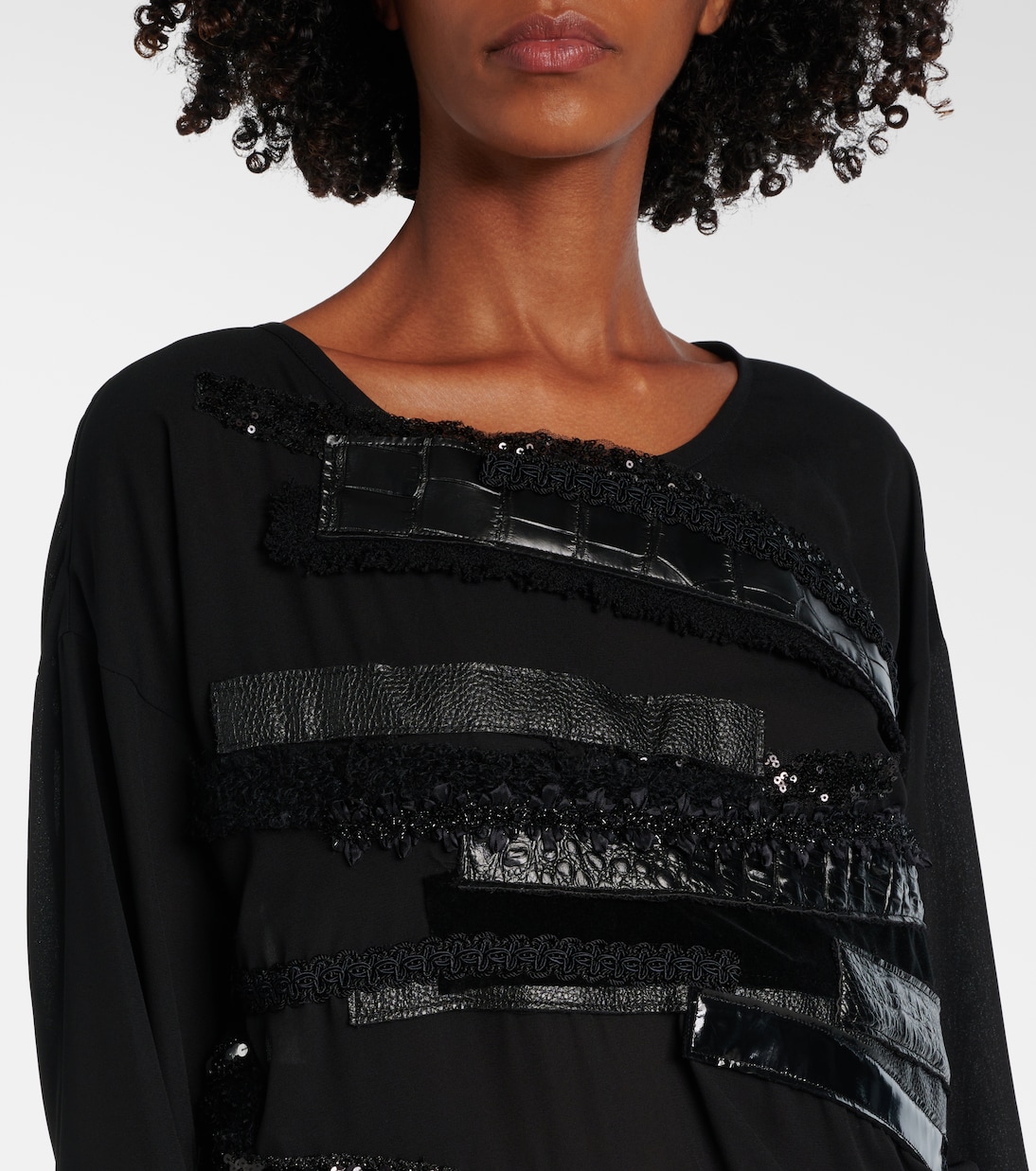 Vestido midi asimétrico con paneles | Junya Watanabe