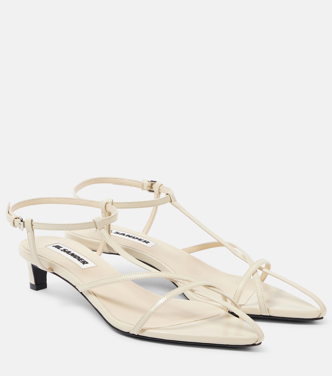 最愛 in sandals leather 35 white Mytheresa | Sander Jil - 靴