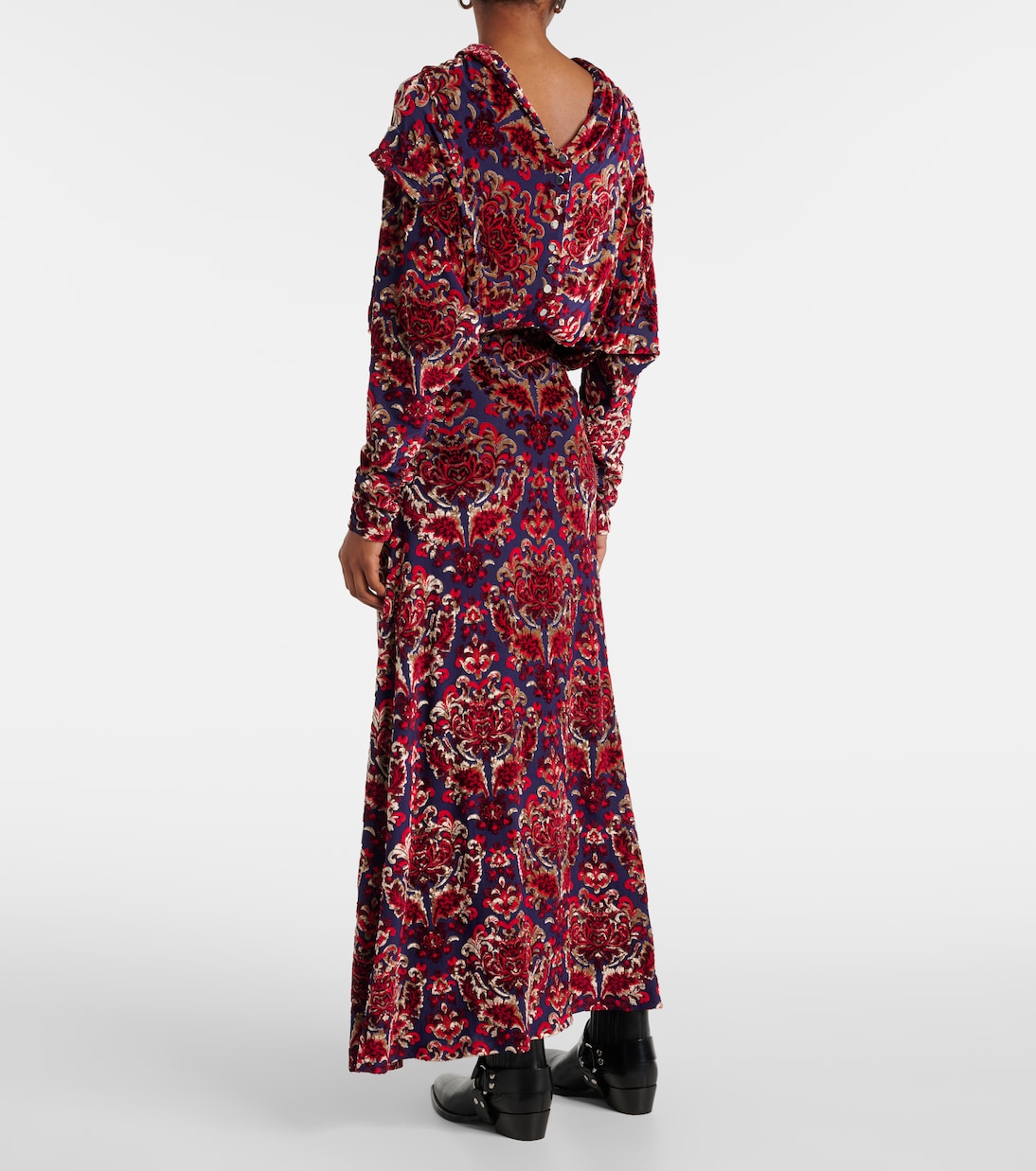 Robe longue en jacquard | Rabanne