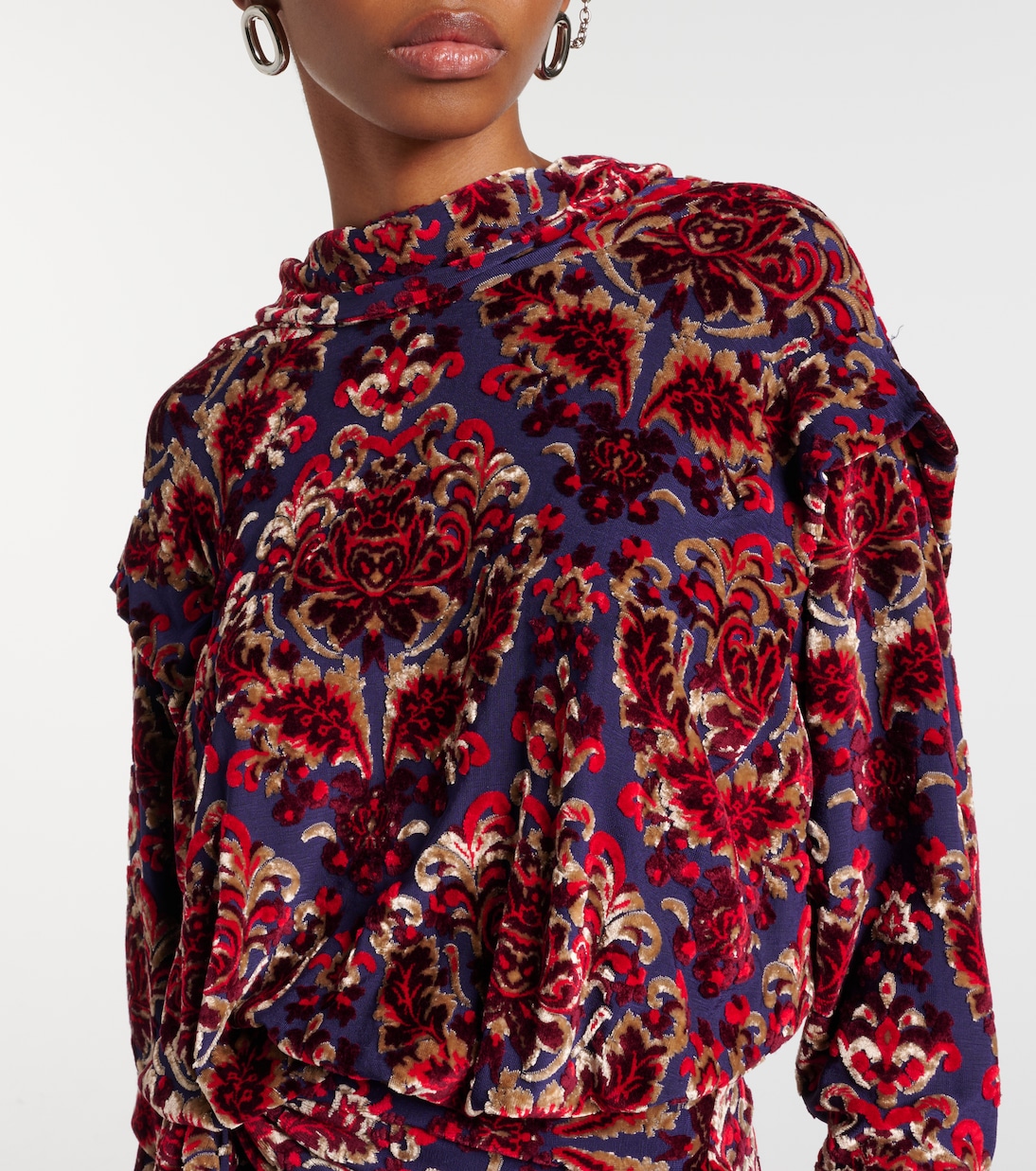 Robe longue en jacquard | Rabanne