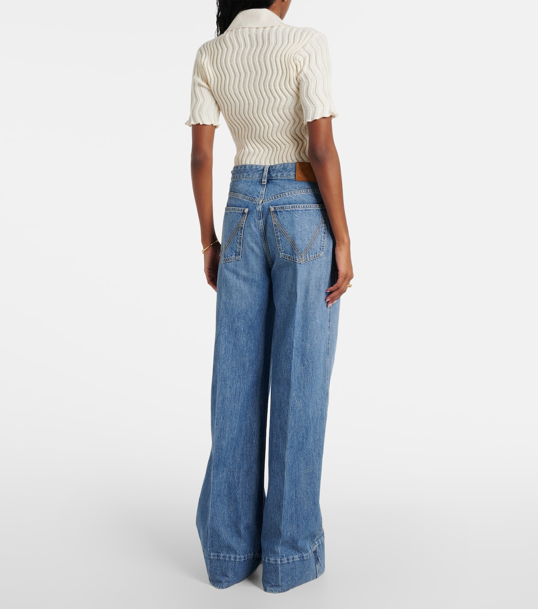 Jean ample à taille haute | Bottega Veneta