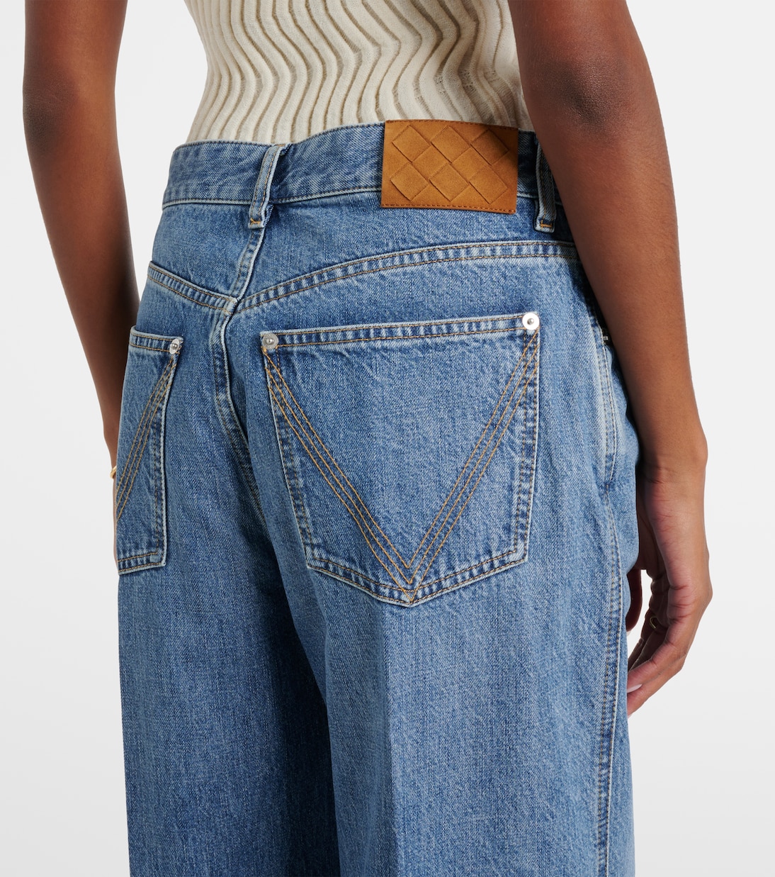 Jean ample à taille haute | Bottega Veneta