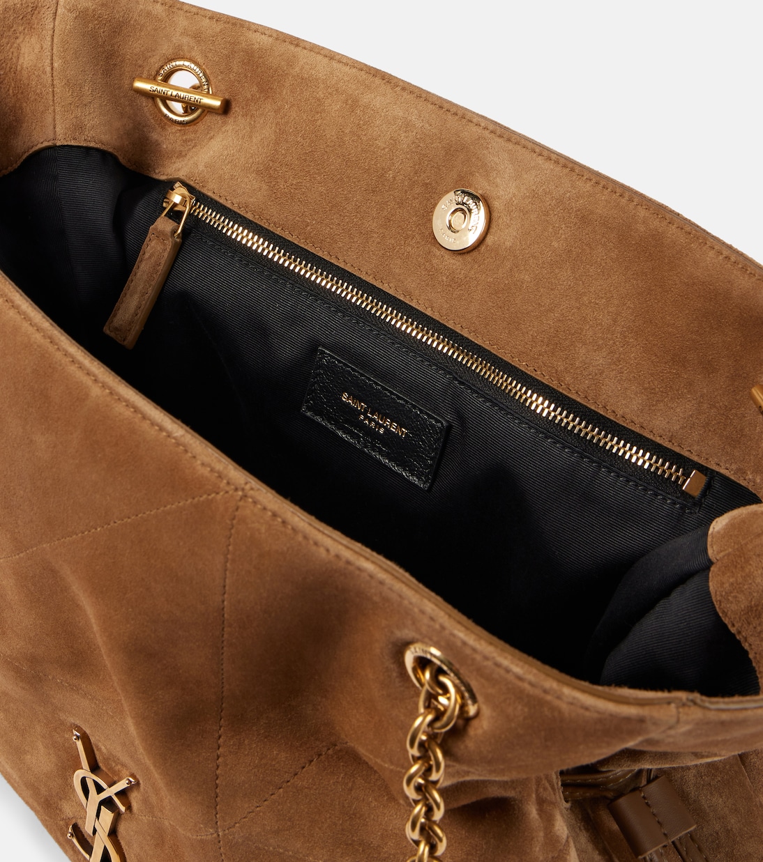 Cabas Jamie Shopping en daim | Saint Laurent