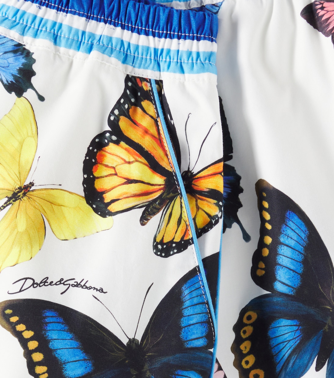 Shorts in cotone con stampa | Dolce&Gabbana Kids