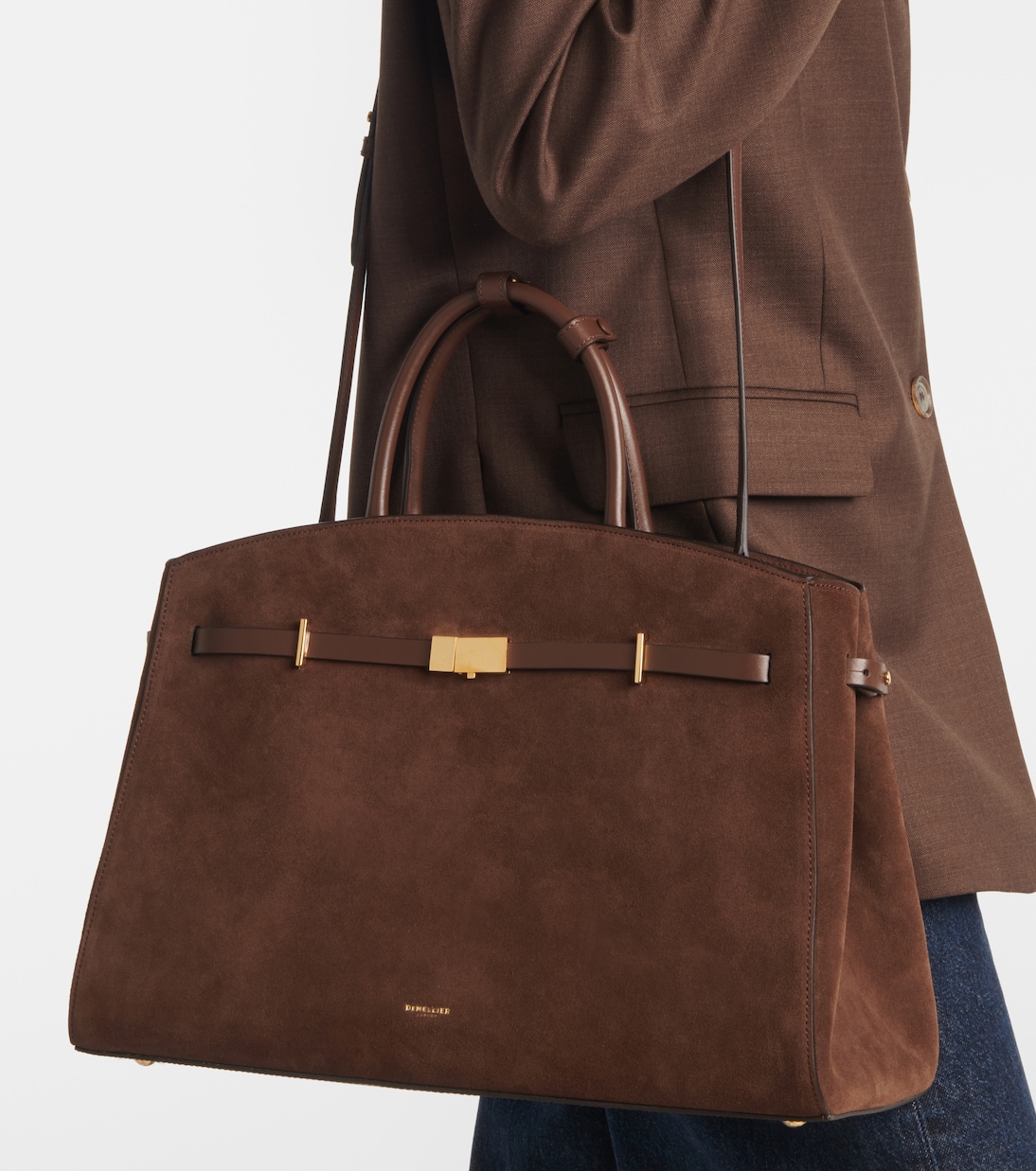 Borsa Hudson Small in suede | DeMellier