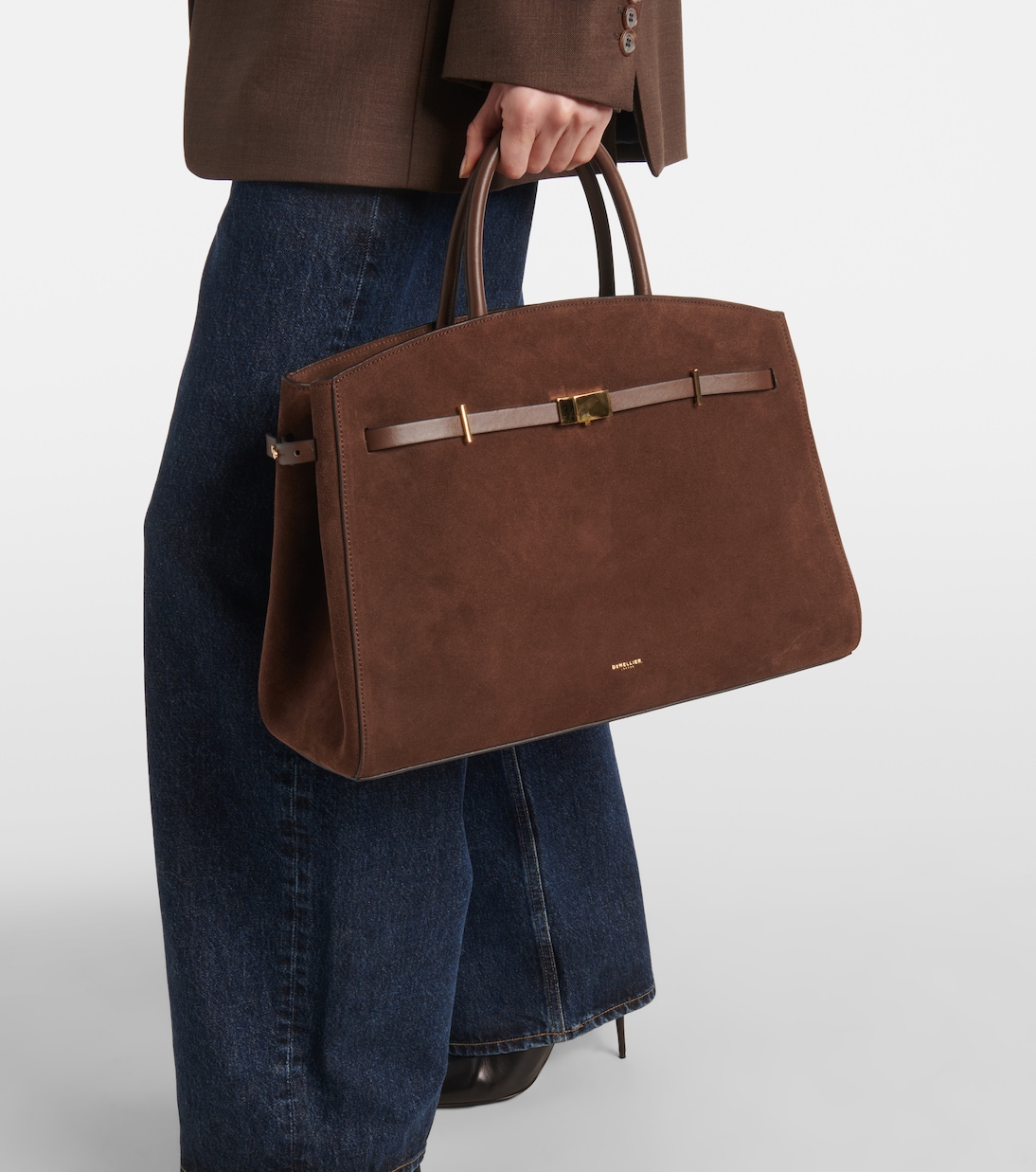 Borsa Hudson Small in suede | DeMellier