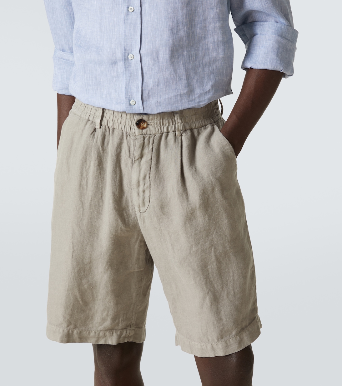Shorts in lino | Brunello Cucinelli