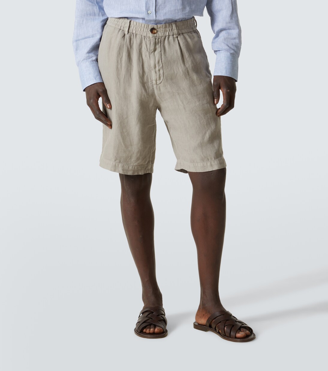 Shorts in lino | Brunello Cucinelli
