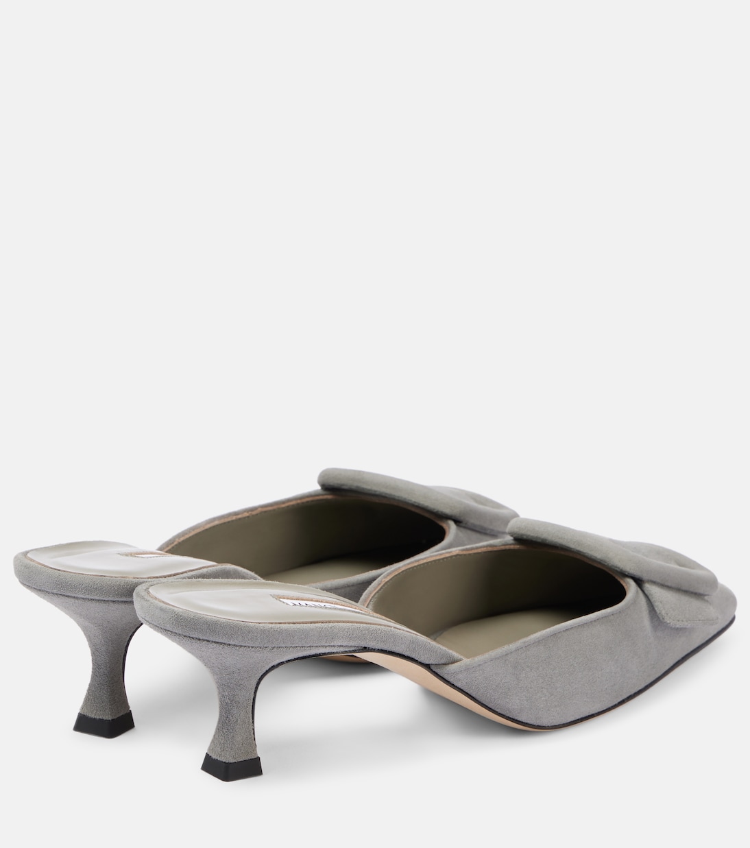 Mules Maysale 50 in suede | Manolo Blahnik