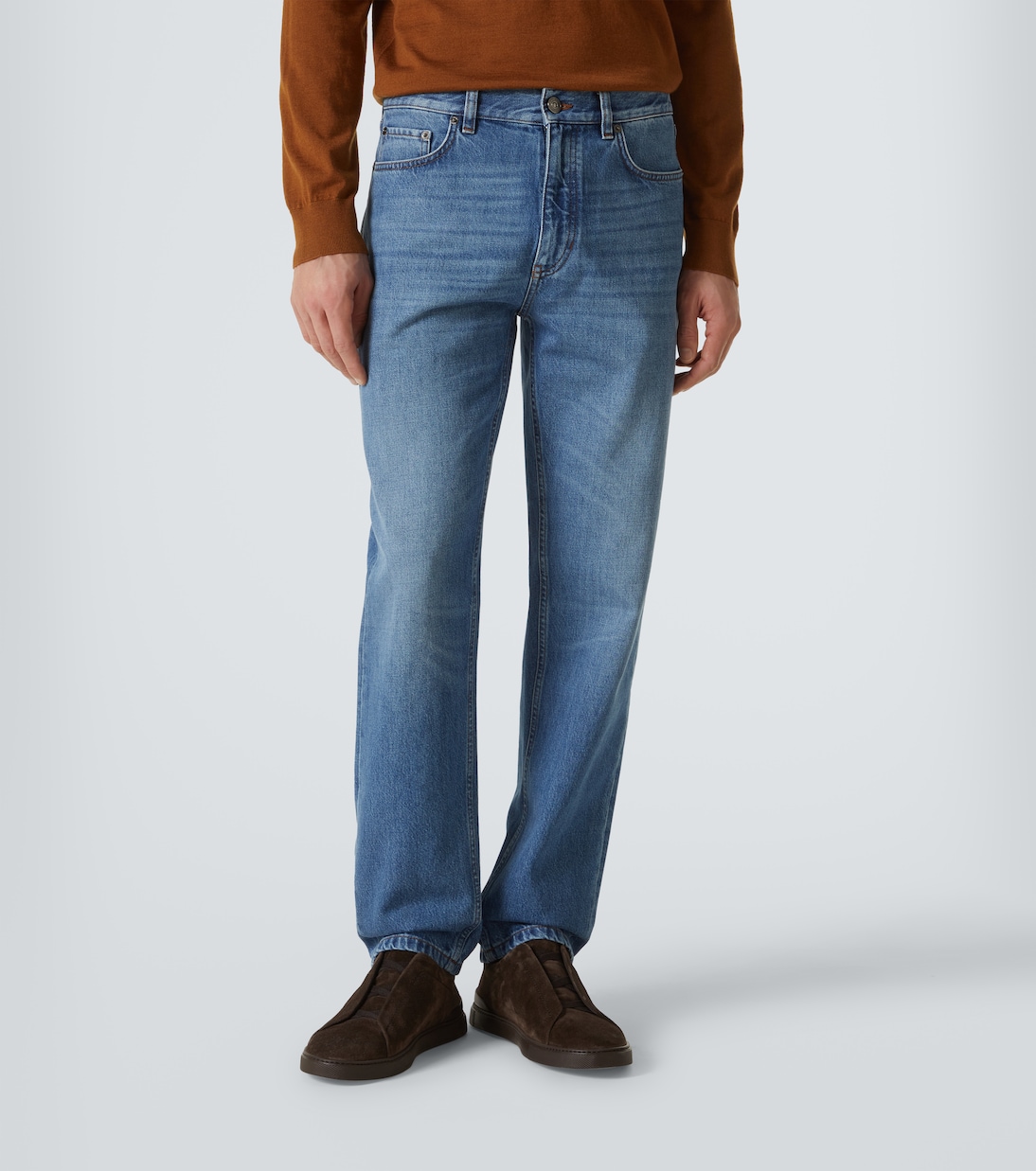 جينز بقصّة مستقيمة Roccia  | Zegna