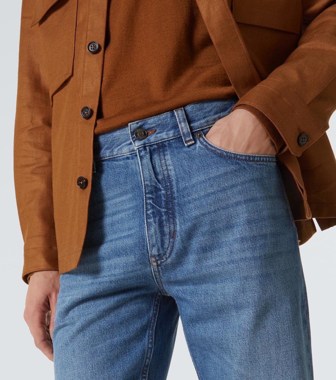 جينز بقصّة مستقيمة Roccia  | Zegna