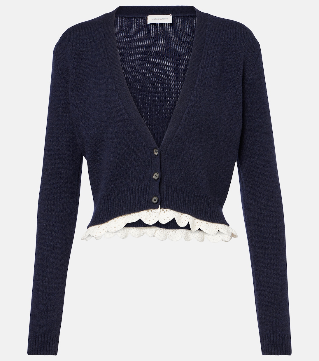 Cardigan en cachemire à dentelle | Magda Butrym
