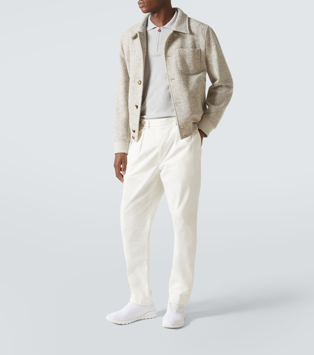 Sneakers aus Mesh | Kiton