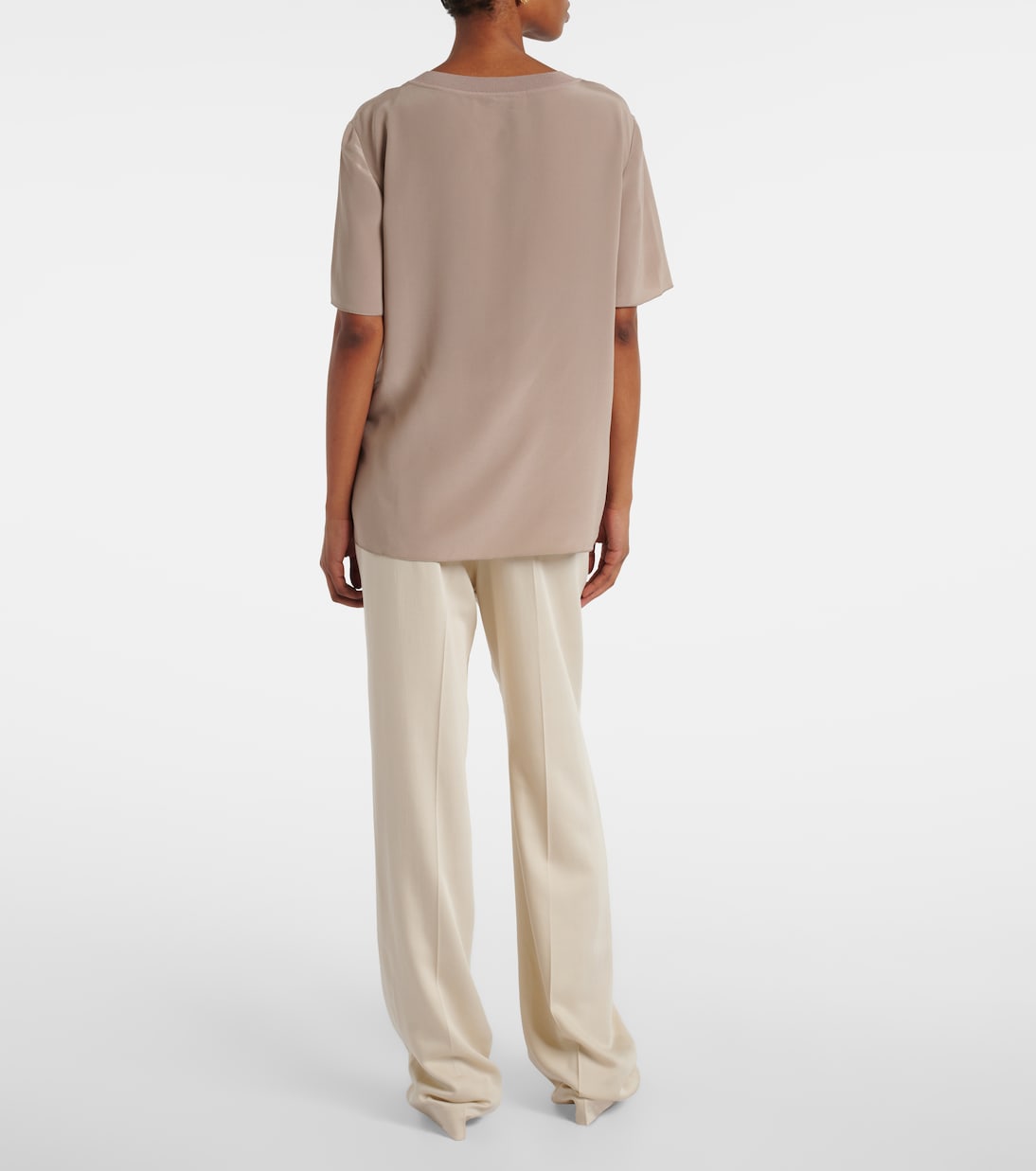 Camiseta Rubin de crepé de seda | Joseph