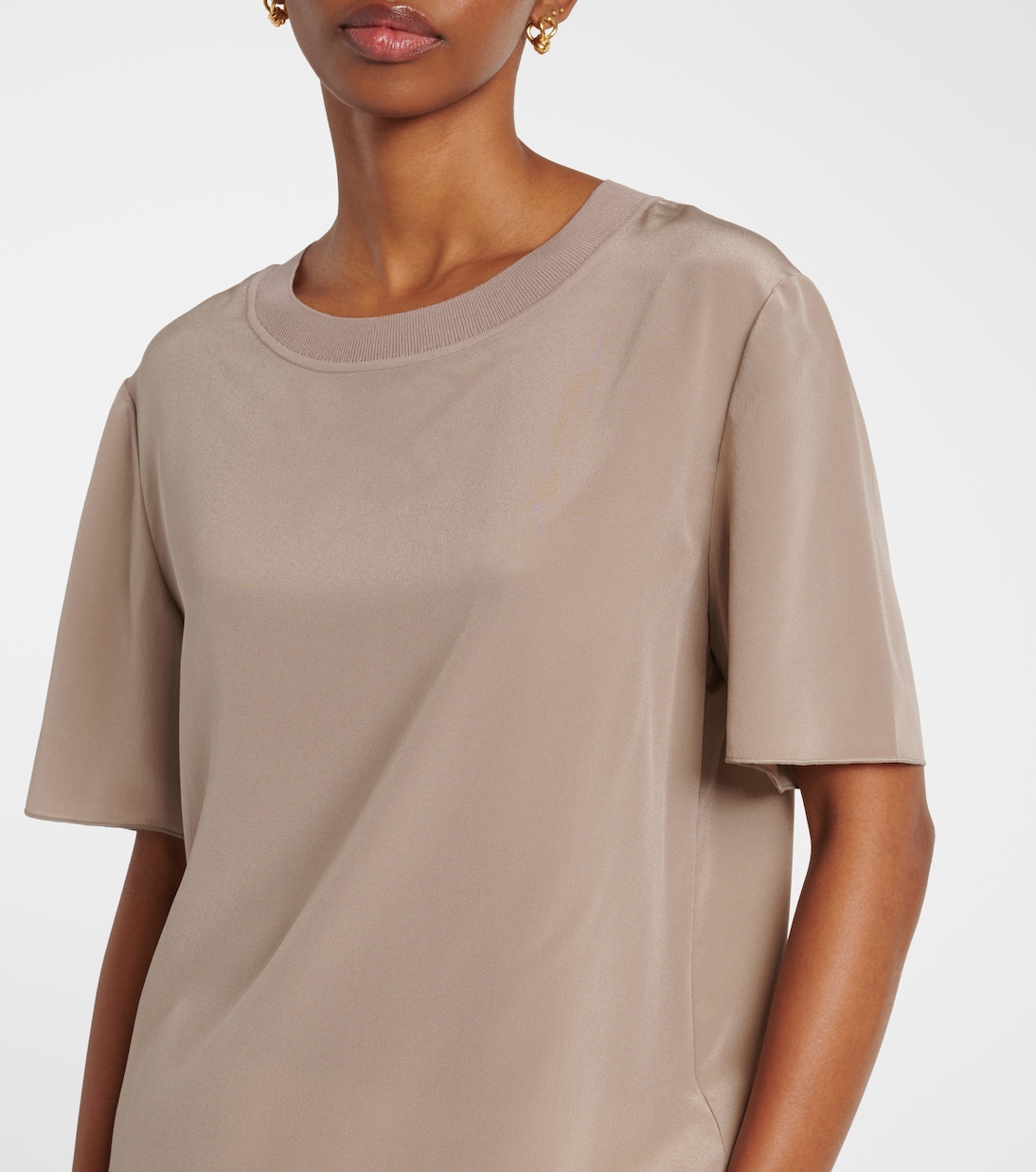 Camiseta Rubin de crepé de seda | Joseph