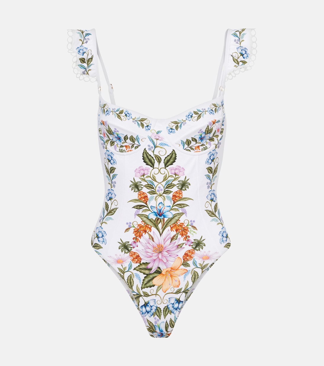 Costume intero Sweet Bloom con volant | Farm Rio