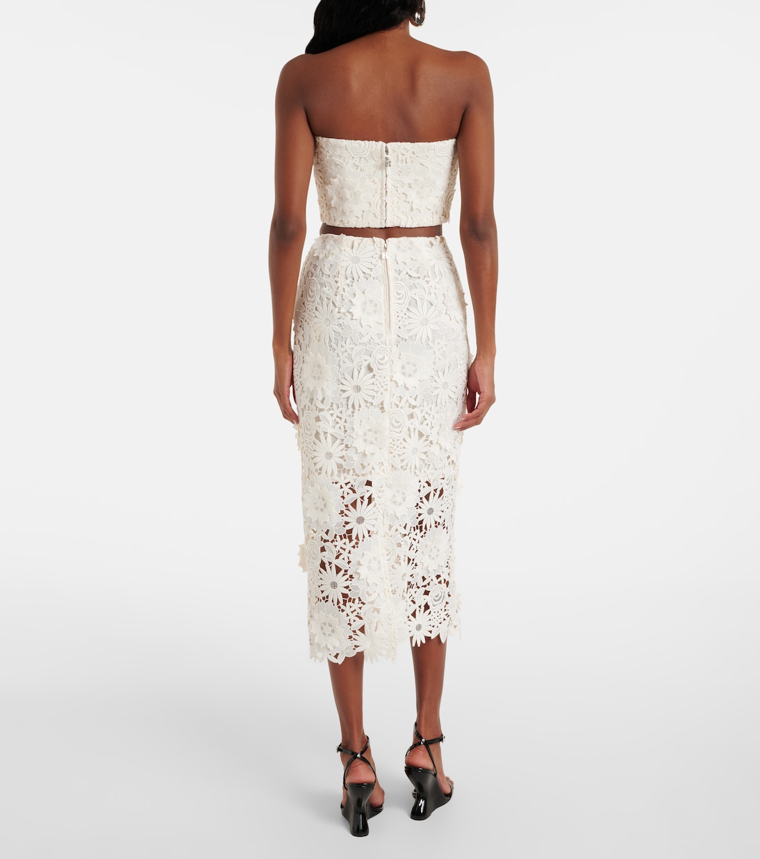 Bustier de novia de encaje | Rotate