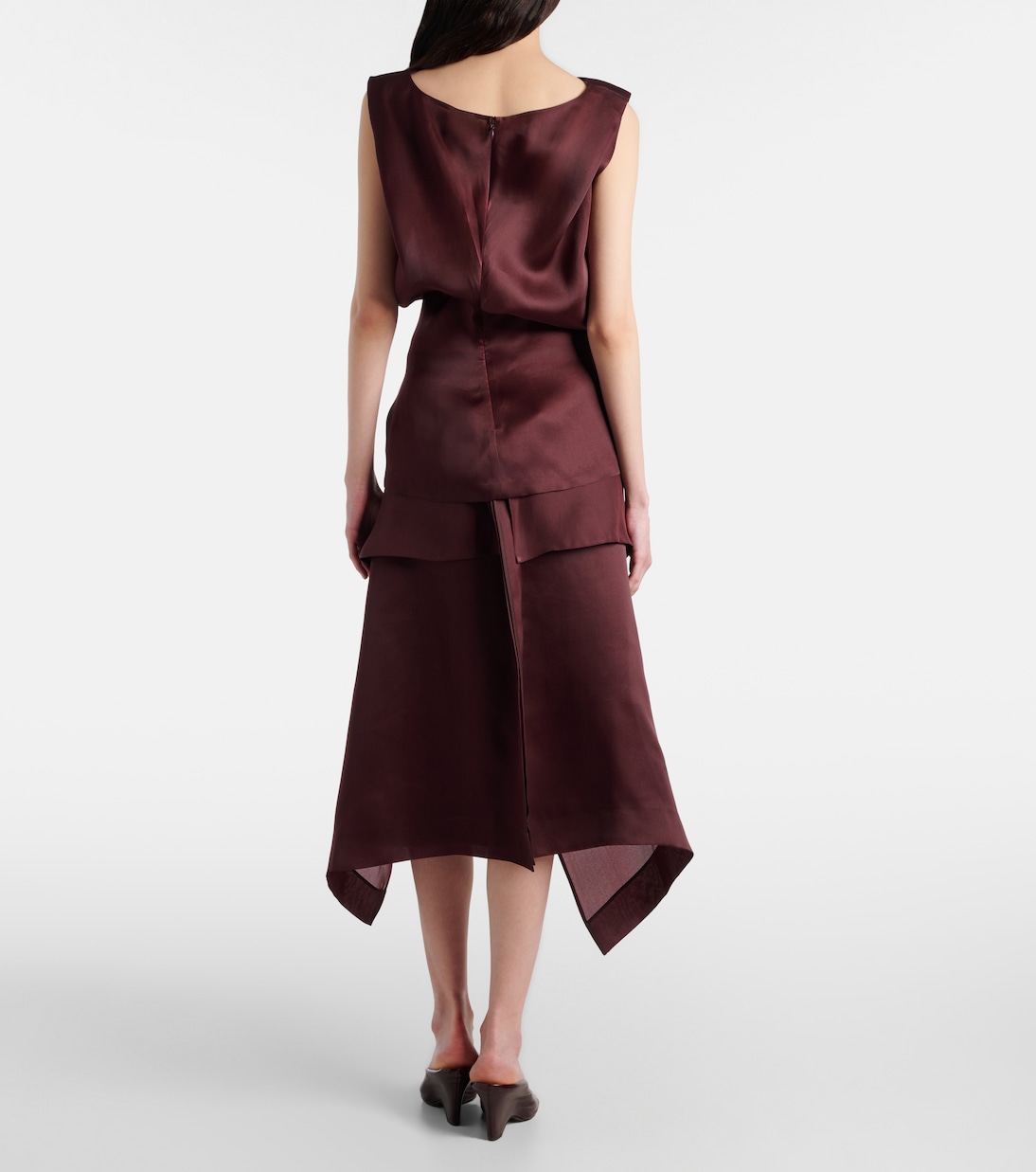 Toma silk minidress | Khaite