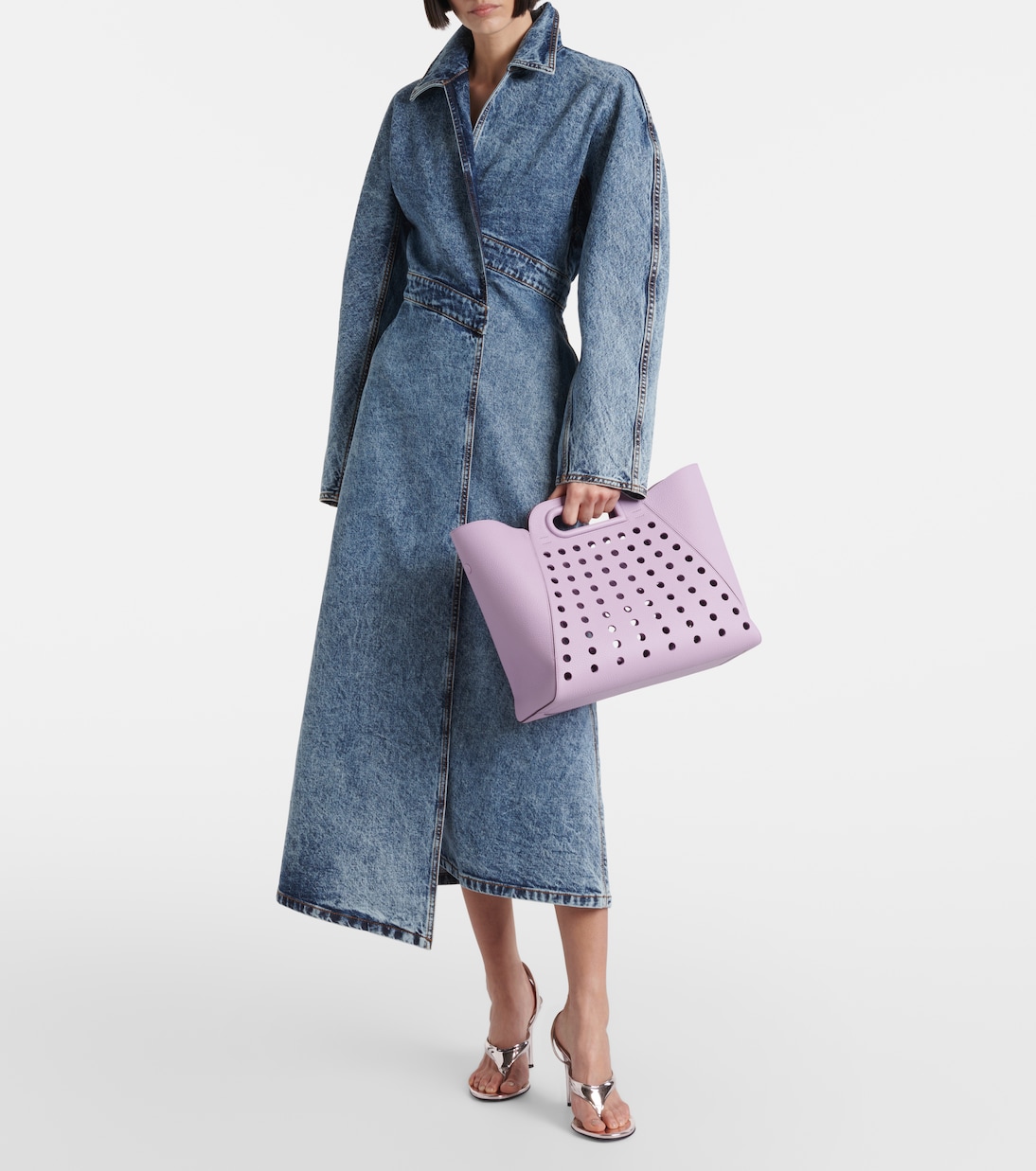L' Airess MM convertible leather tote bag | Delvaux