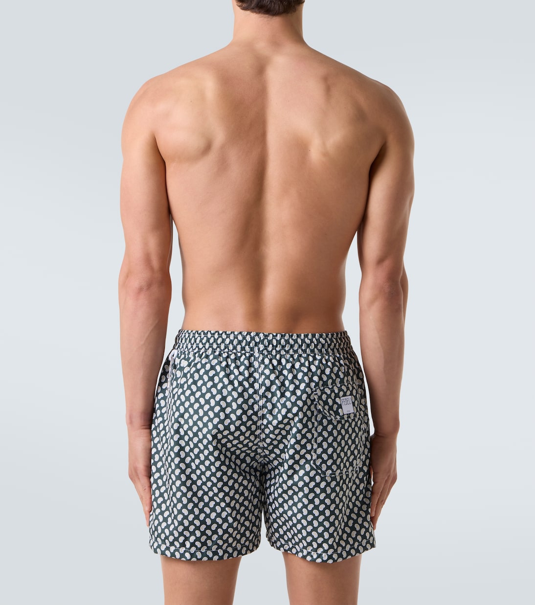 Short de bain Madeira à motif cachemire | Fedeli