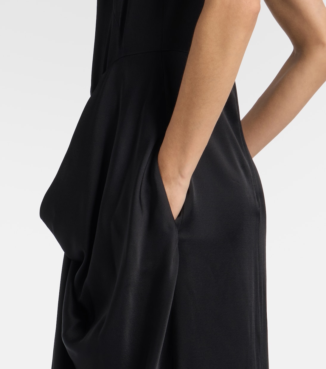 Abito lungo in raso | Stella McCartney