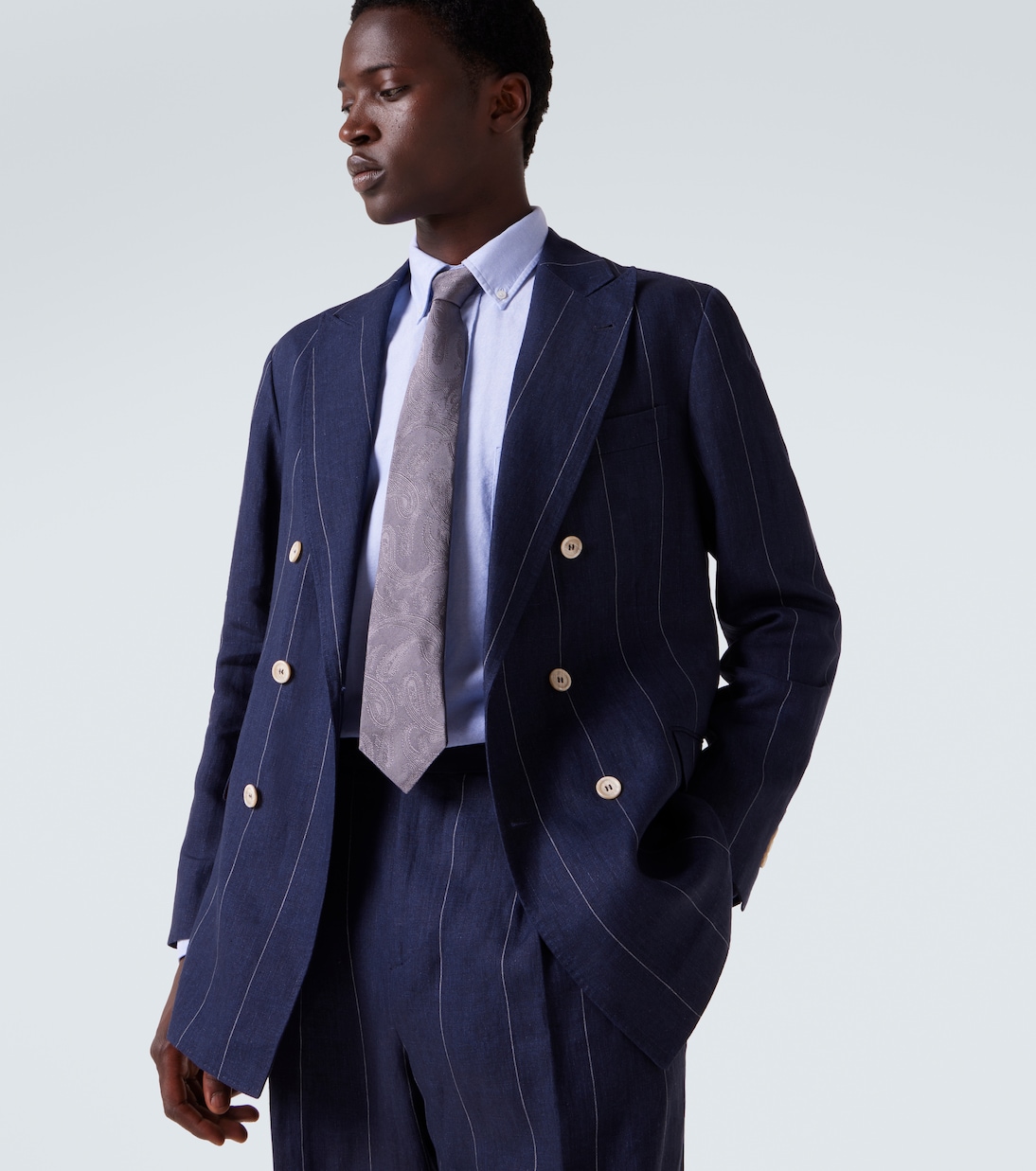 Paisley silk twill tie  | Brunello Cucinelli