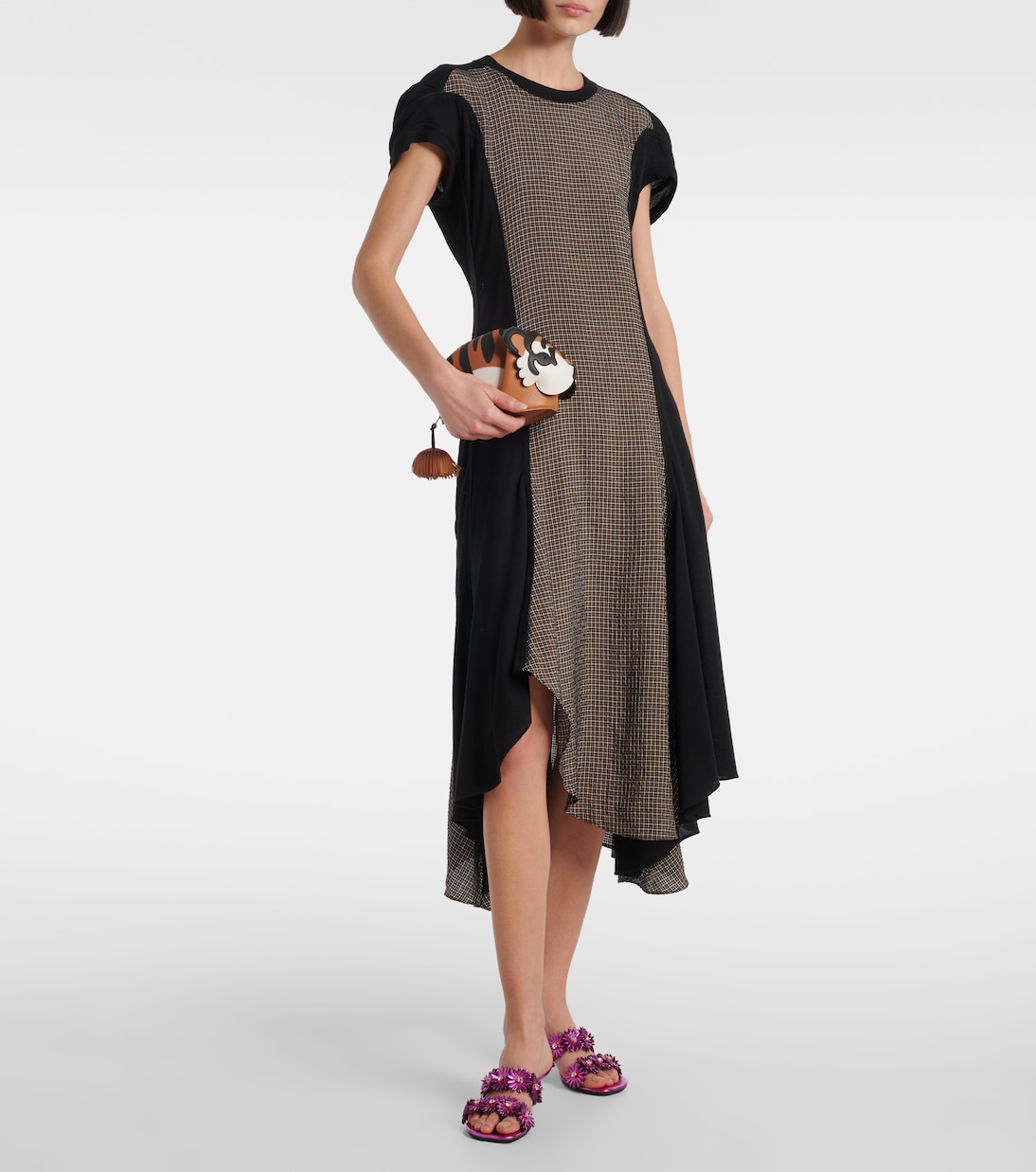 Paula's Ibiza - Clutch Tiger in pelle | Loewe