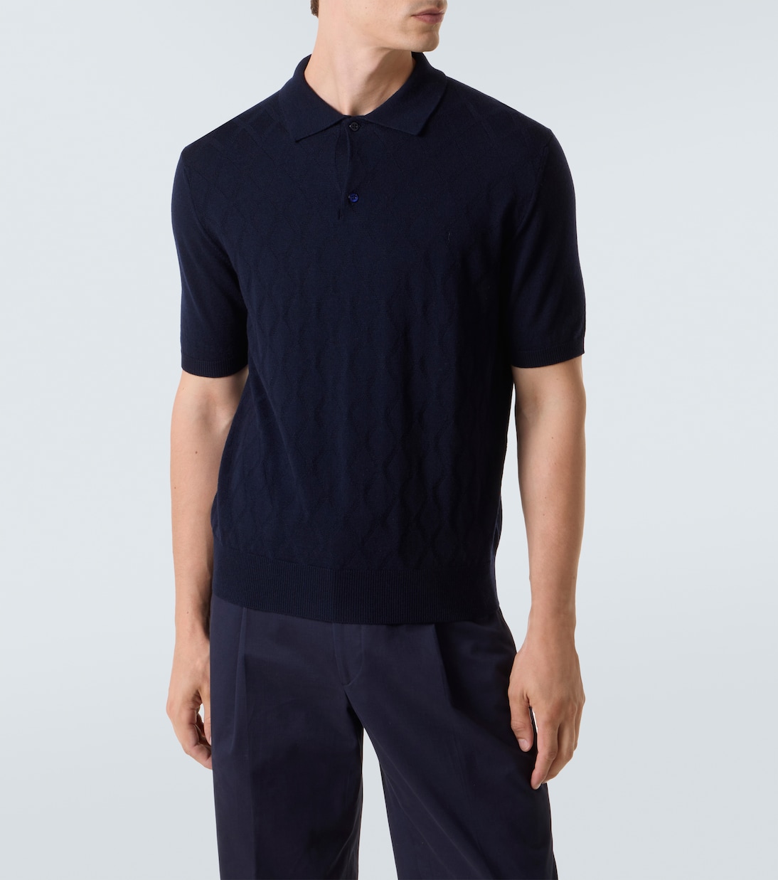 Polohemd aus Wolle | Canali