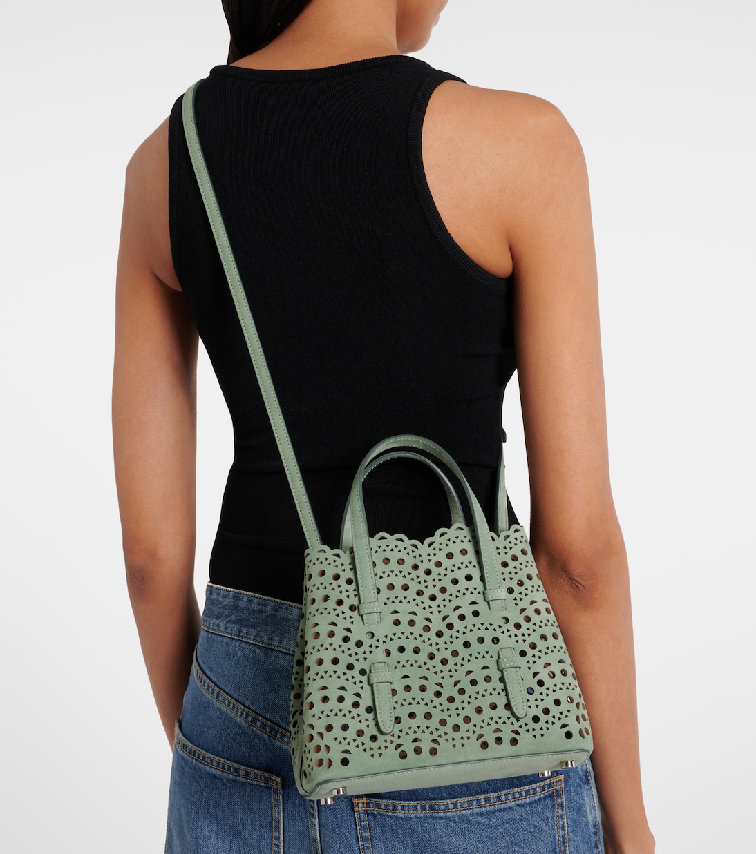 Borsa Mina 20 Small in pelle | Alaïa