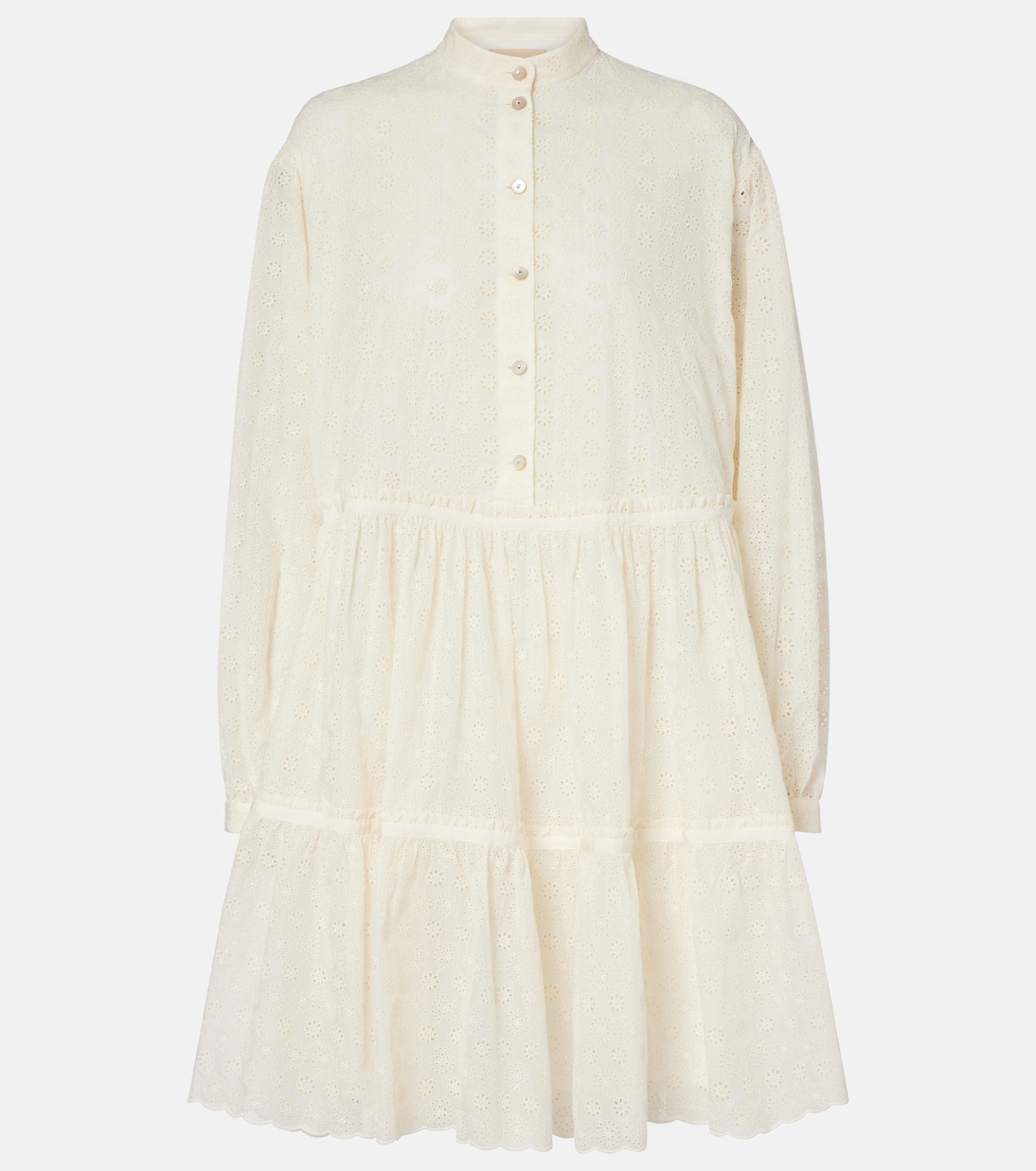 Vestido camisero Daisy Sangallo de algodón | Valentino