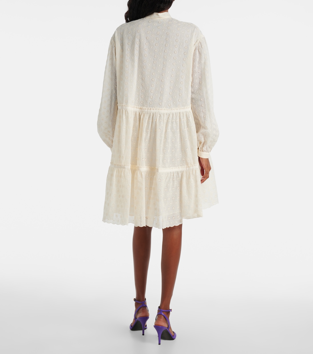 Vestido camisero Daisy Sangallo de algodón | Valentino