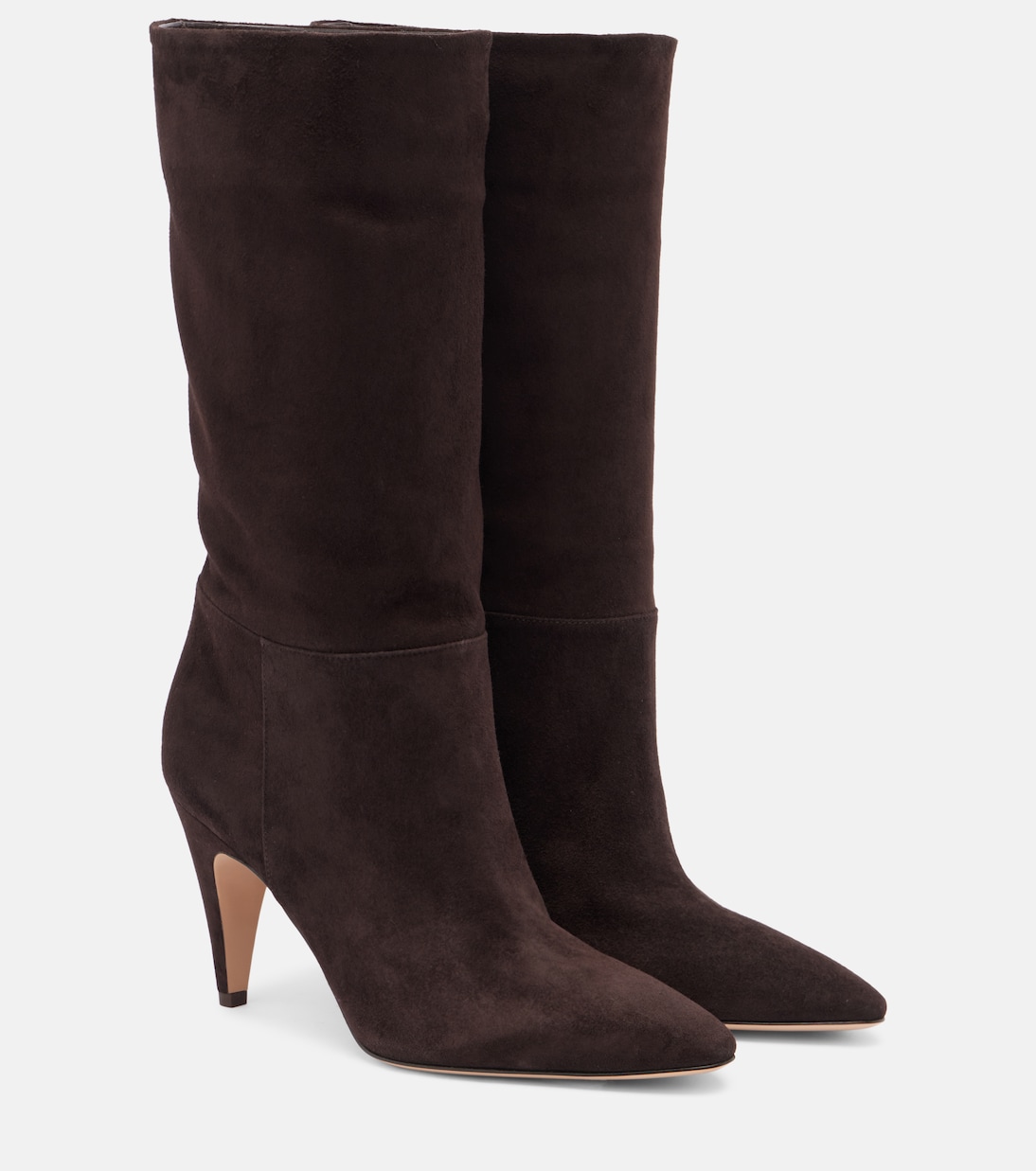 Stiefel 85 aus Veloursleder | Gianvito Rossi