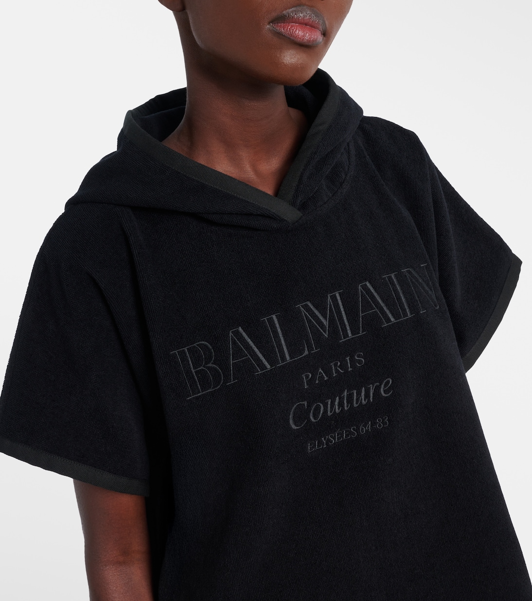 Balmain Couture cotton terry beach cover-up | Balmain