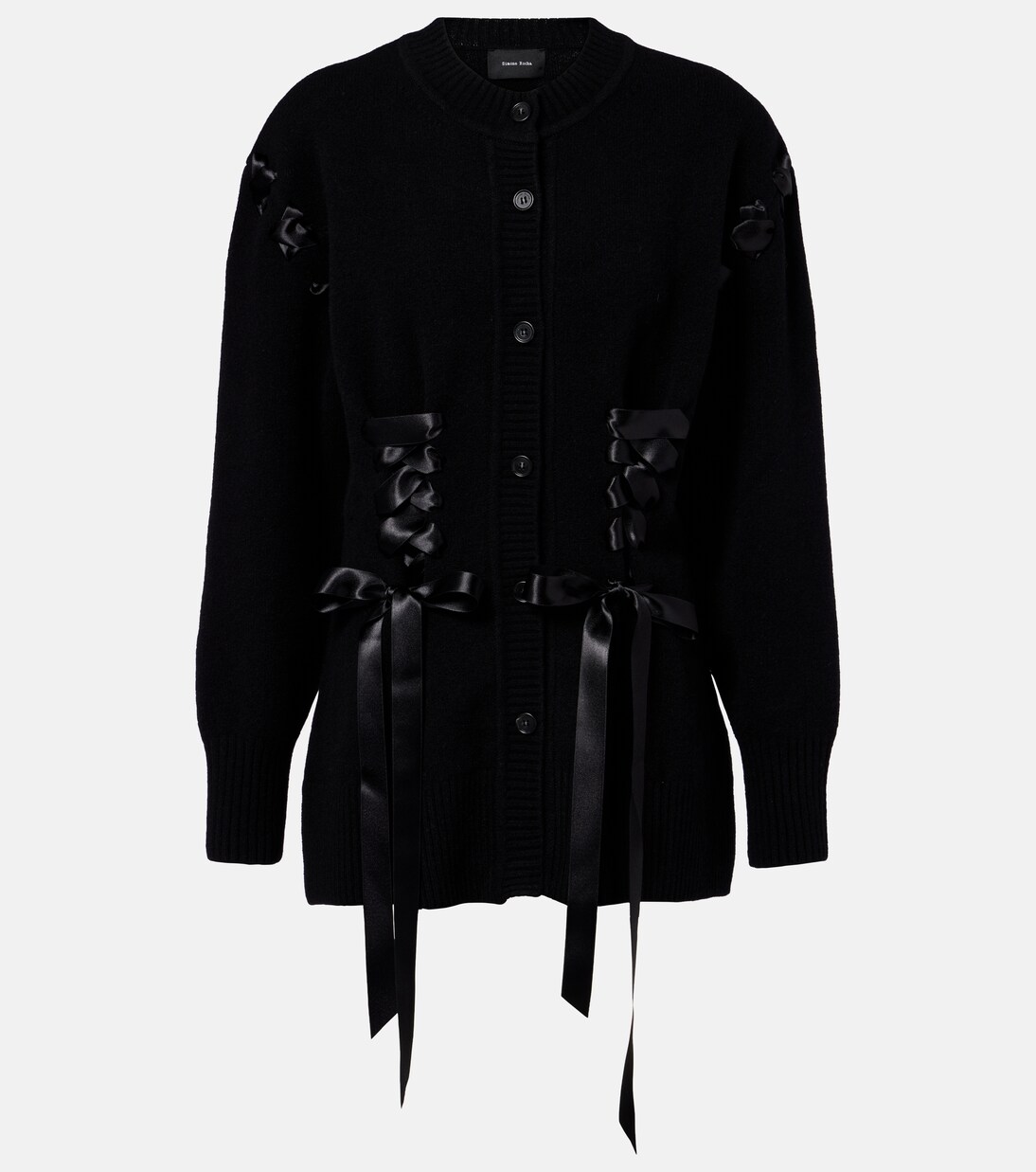 Embellished wool-blend cardigan | Simone Rocha