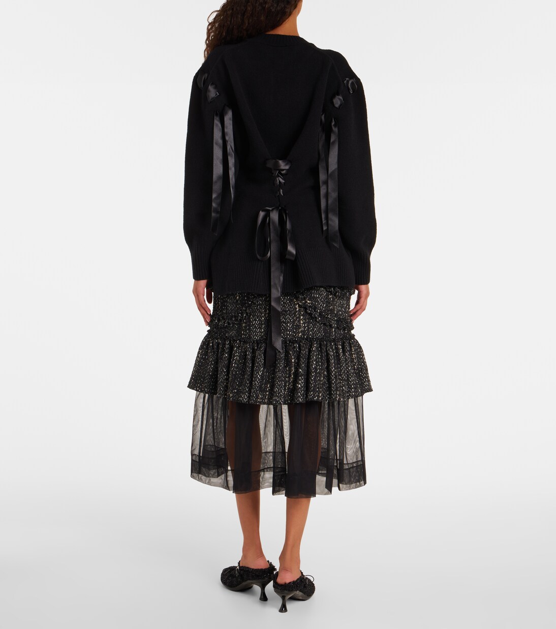 Embellished wool-blend cardigan | Simone Rocha