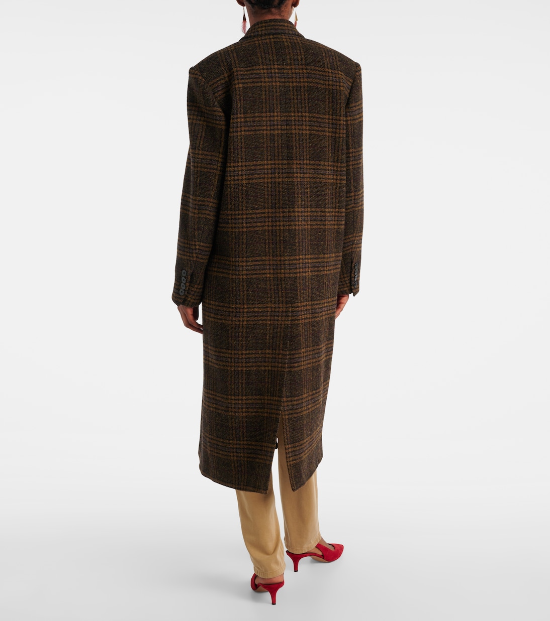 Lexana checked virgin wool coat | Marant Etoile