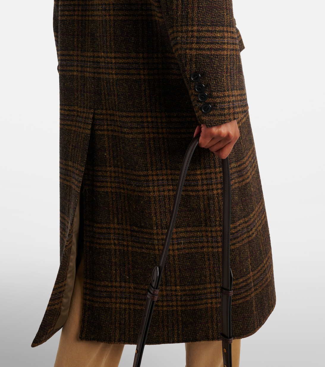 Lexana checked virgin wool coat | Marant Etoile