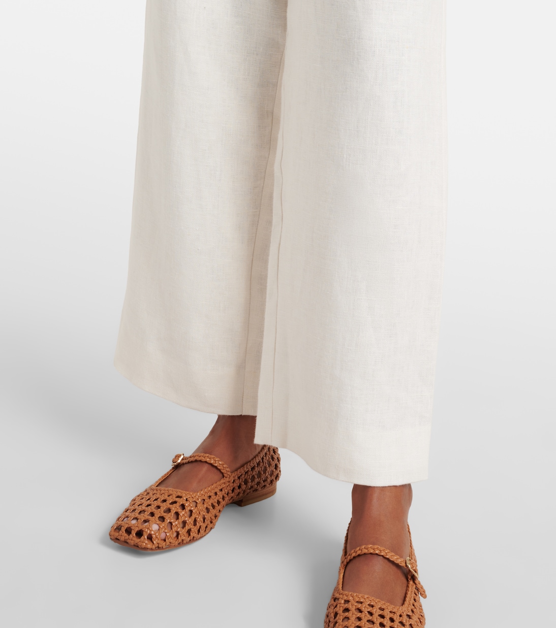 Noelle linen wide-leg pants | Posse