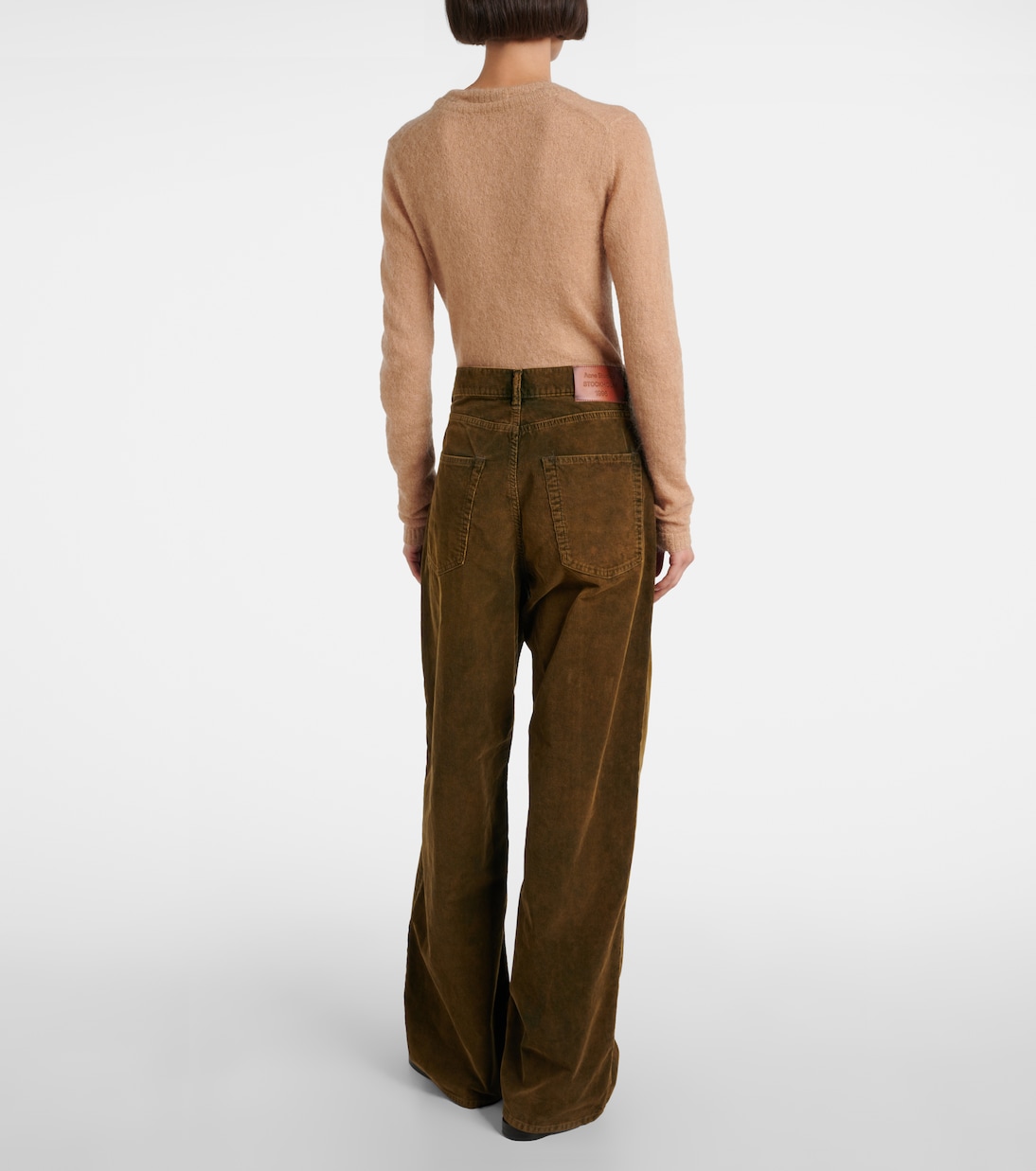 Pantaloni in velluto a coste a vita media | Acne Studios